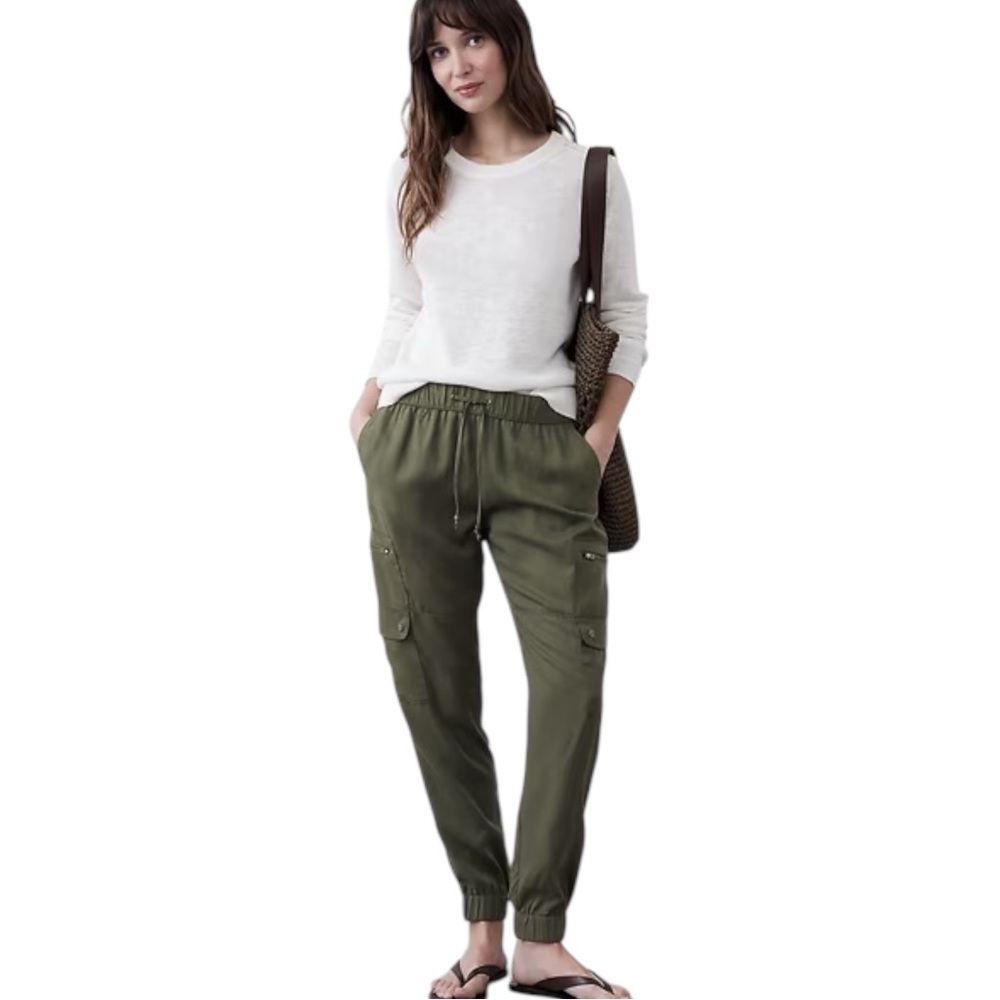 Banana Republic Factory Tencel Cargo Joggers